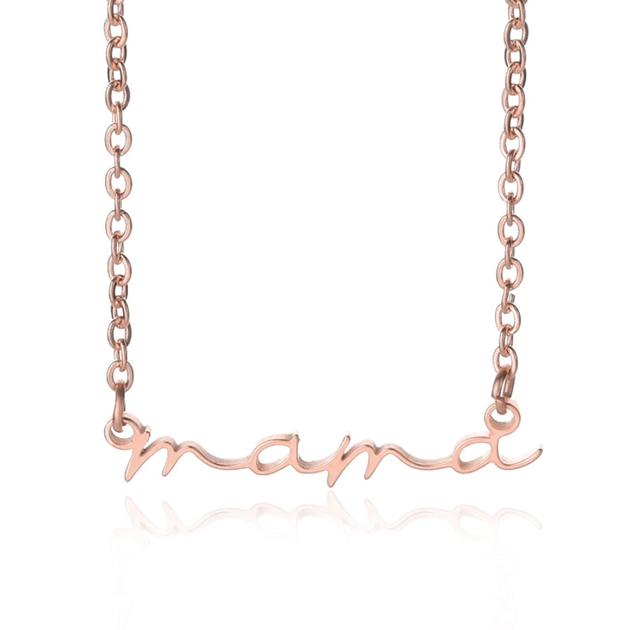 Minimalist Mama Chain Necklace