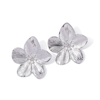 Rosalie Flower Stud Earrings