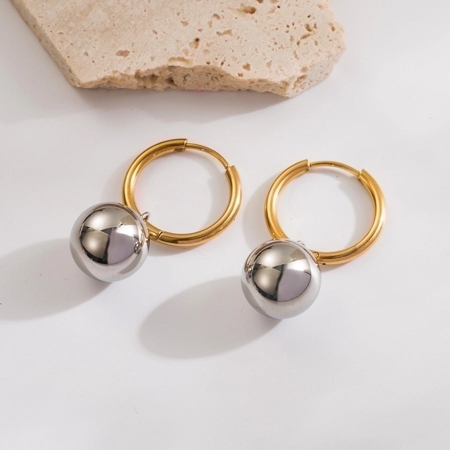 Vittoria Bubble Charm Hoop Earrings