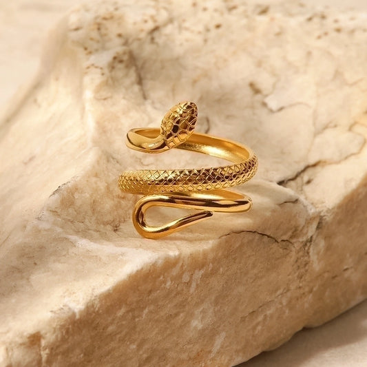 Montserrat Snake Open Ring