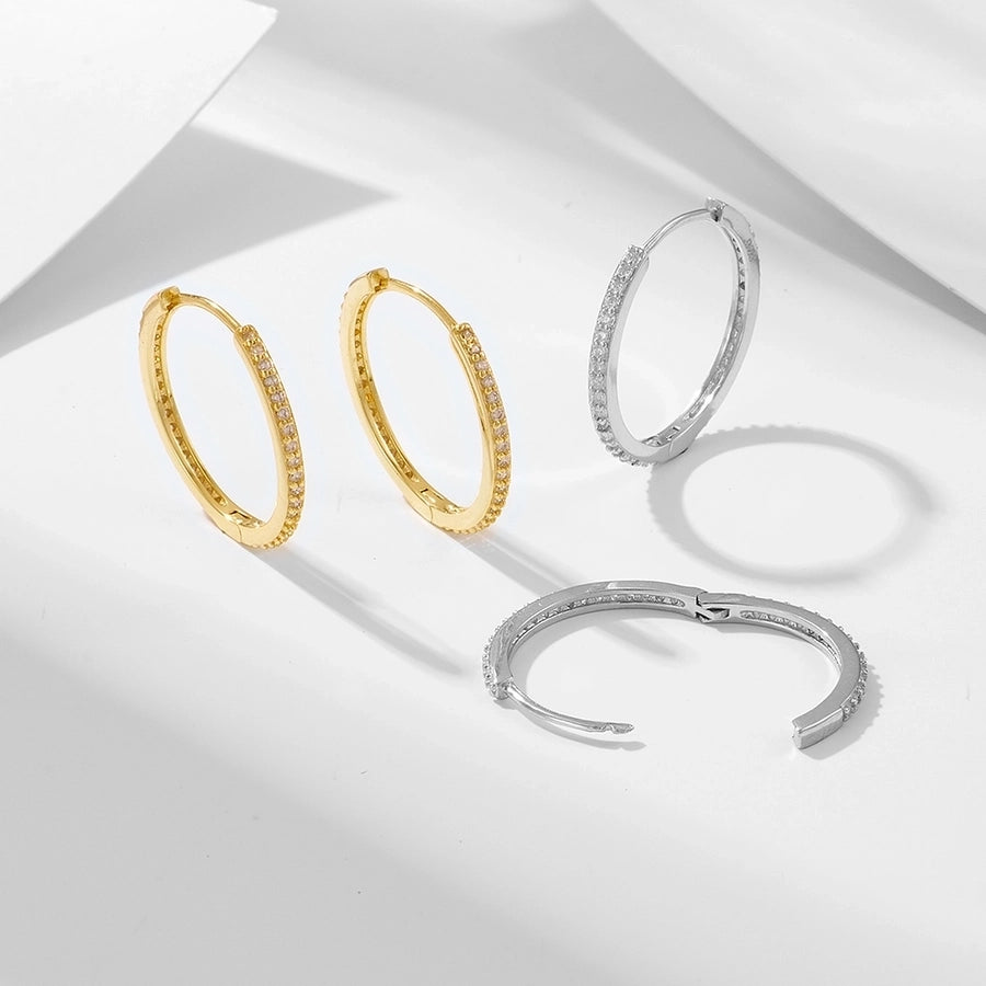 Dainty 925 Silver Hoop Earrings