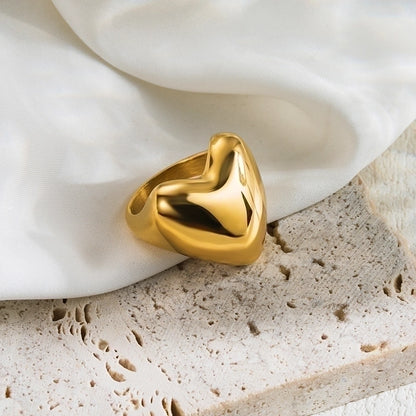 Caroline Gold Statement Rings