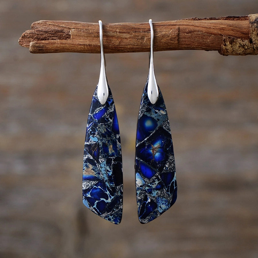 Celina Dragon Stone Drop Earrings