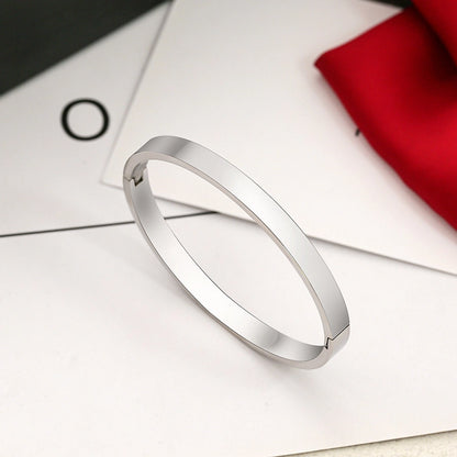 Minimalist Zircon Bangle Bracelets