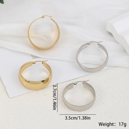 Leila Statement Hoop Earrings