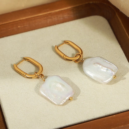 Mother of Pearl Statement Earrings