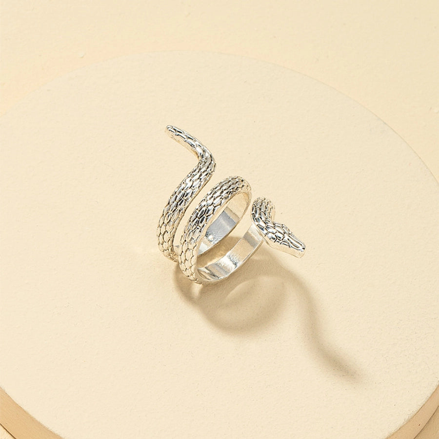 Cobra Hug Statement Open Ring