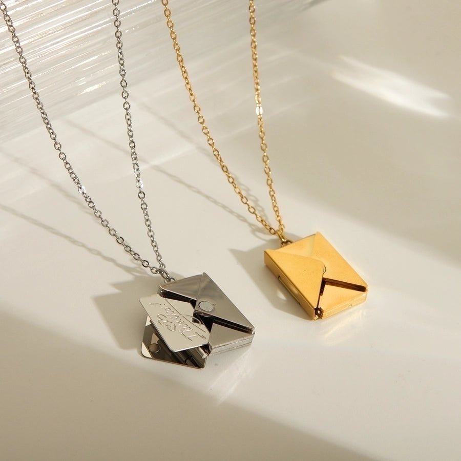 Love Envelope Pendant Necklace