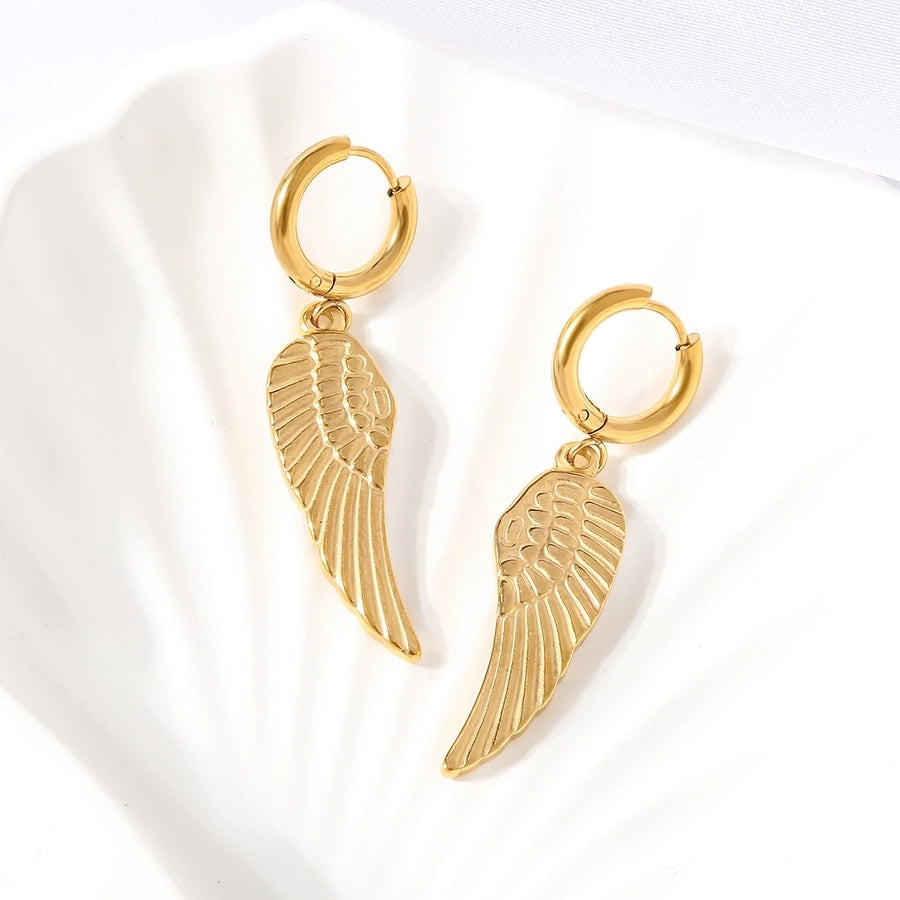 Guardian Angel Wings Dangle Earrings