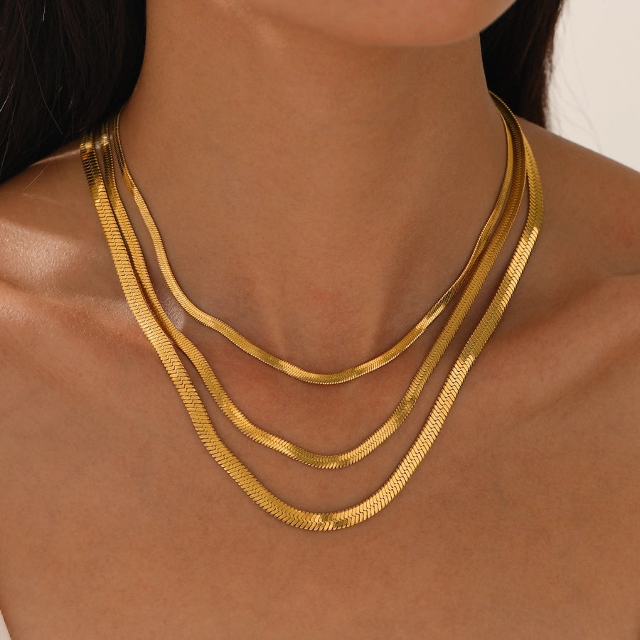 Dainty Snake Necklace Chains