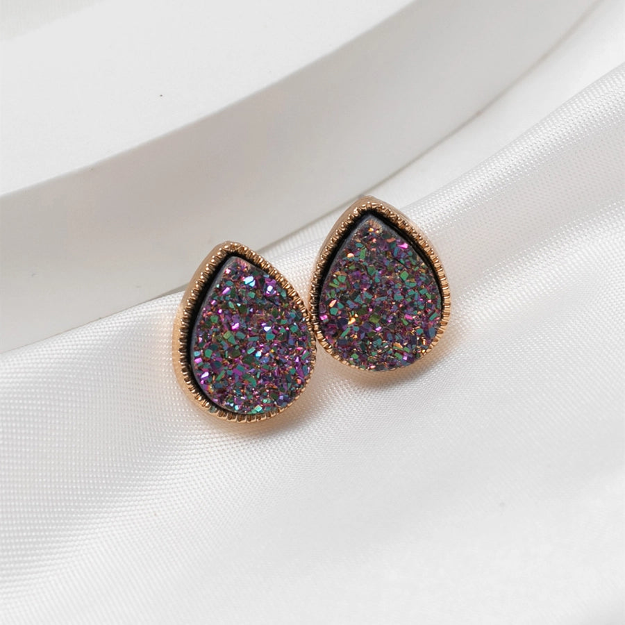 She Glam Resin Stud Earrings