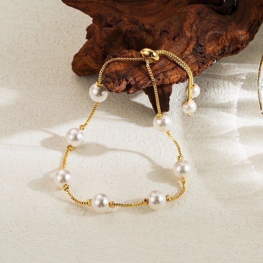 Pearl Babe Chain Bracelet