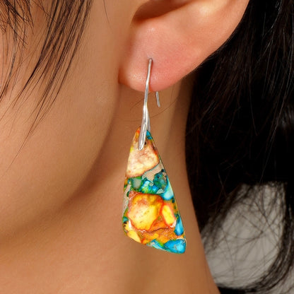 Desitta Dragon Stone Drop Earrings