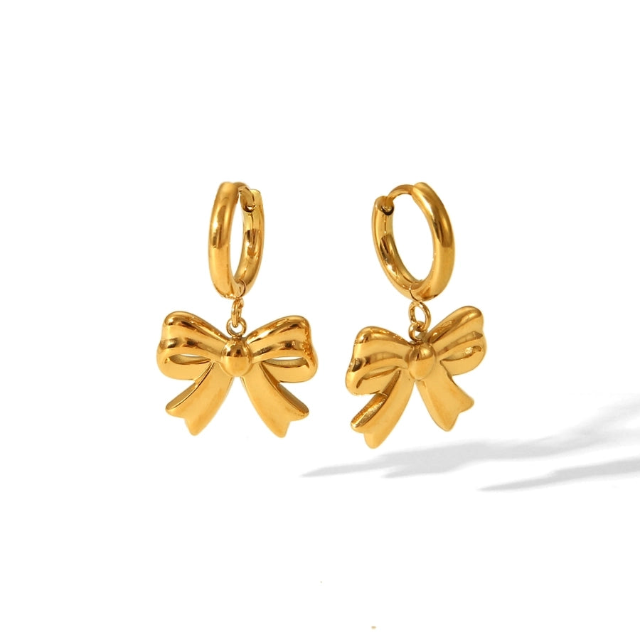 Coquette Charm Hoop Earrings