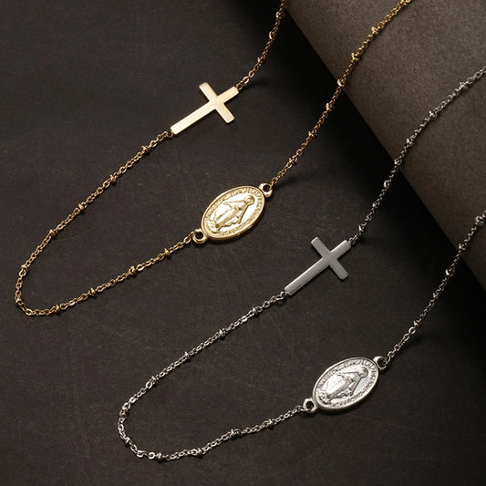 Minimalist Cross Chain Necklace