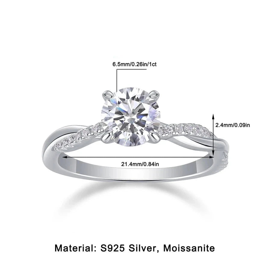 Marisol Moissanite Ring