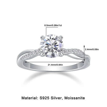 Marisol Moissanite Ring