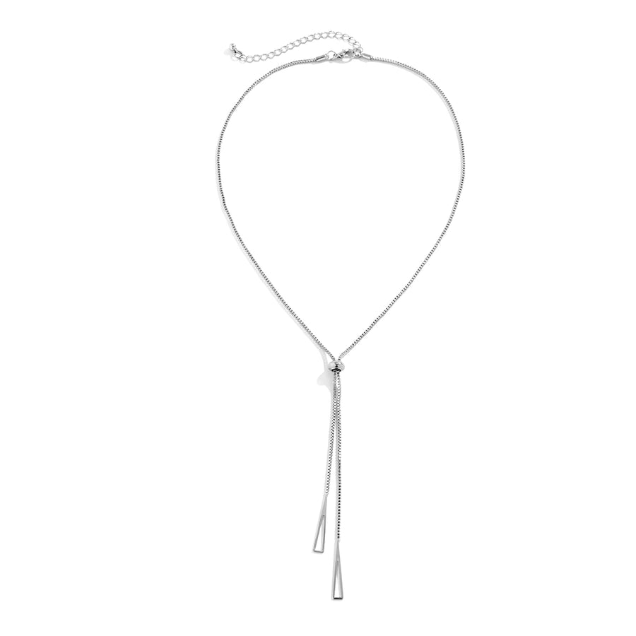 Dainty Chain Lariat Necklace