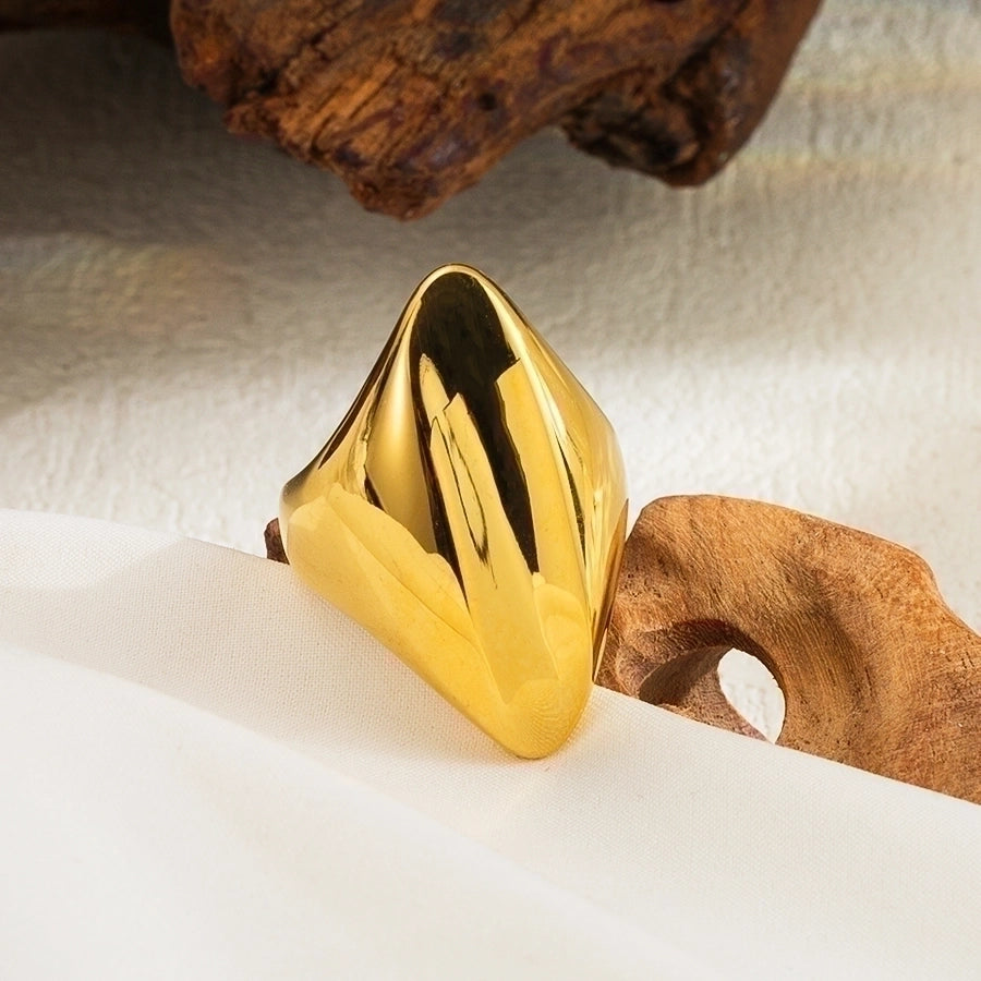 Caroline Gold Statement Rings