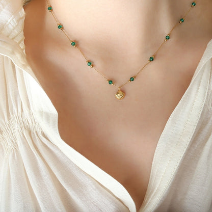 Beach Life Shell Pendant Necklace