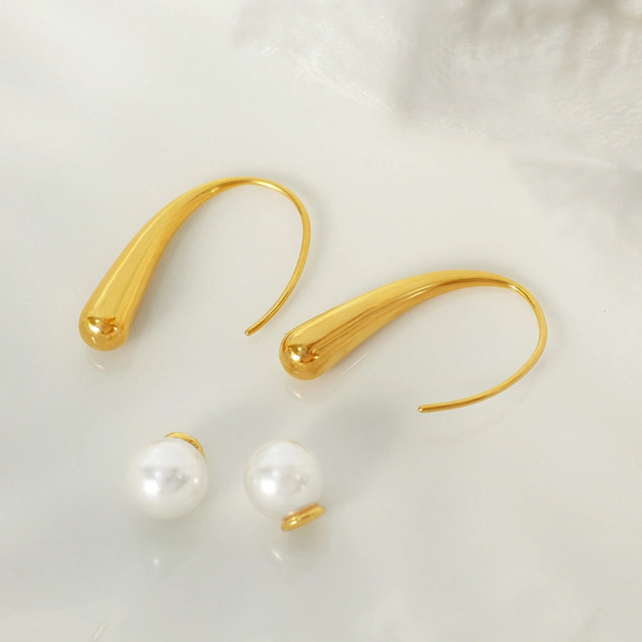 Nordic Pearl Drop Earrings