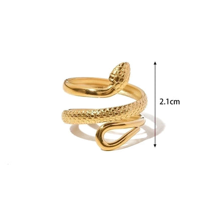 Montserrat Snake Open Ring