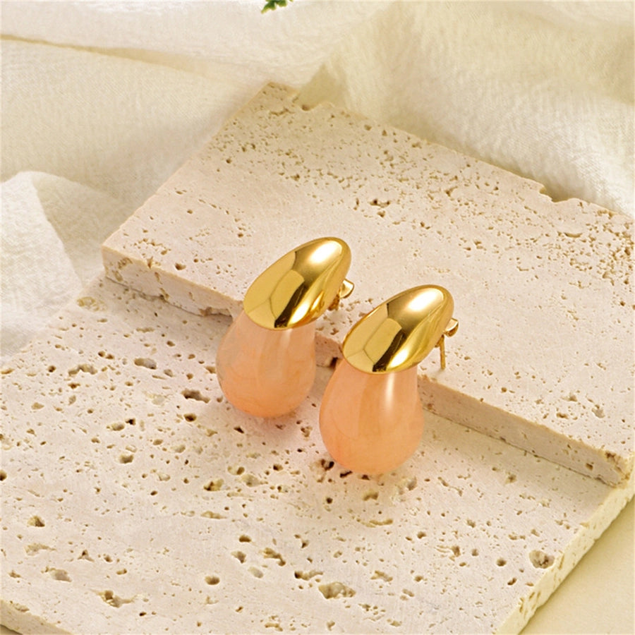 Emilia Resin Droplet Stud Earrings