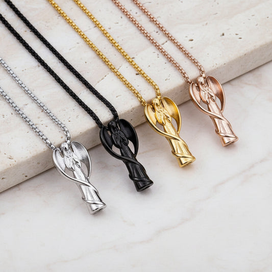 Guardian Angel Urn Necklace