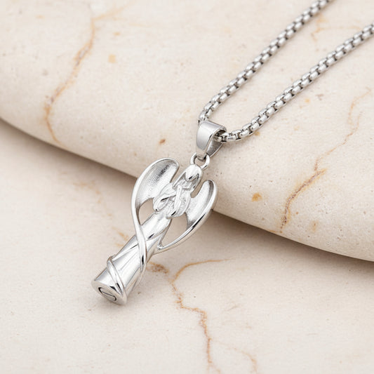 Guardian Angel Urn Necklace