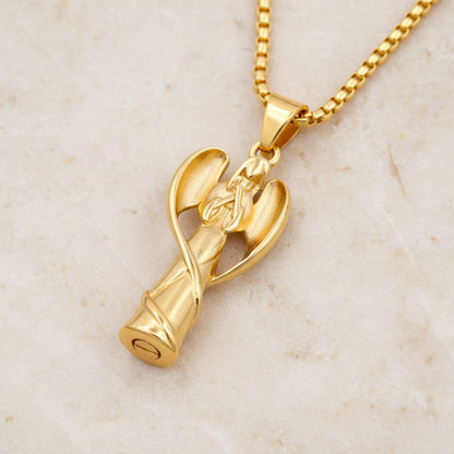Guardian Angel Urn Necklace